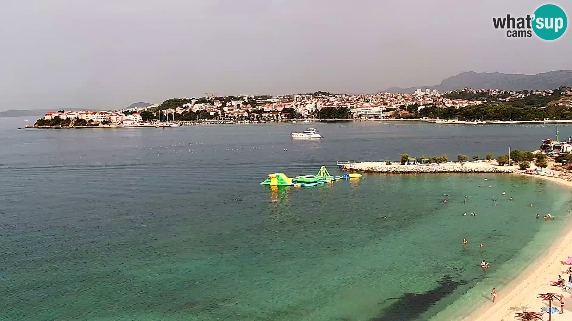 Web kamera Plaža Podstrana – Pogled uživo