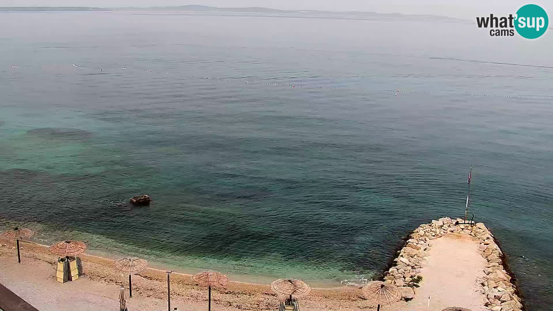 Spletna kamera Plaža Podstrana – Pogled v živo