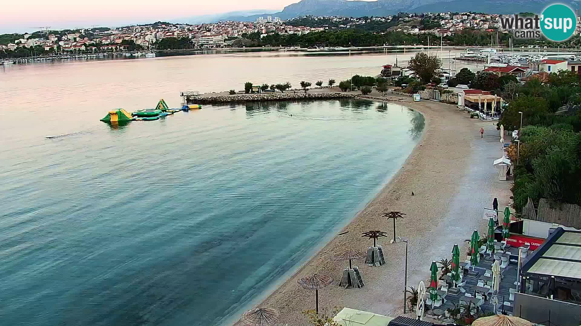 Webcam plage de Podstrana – Vue en direct depuis Hotel Split