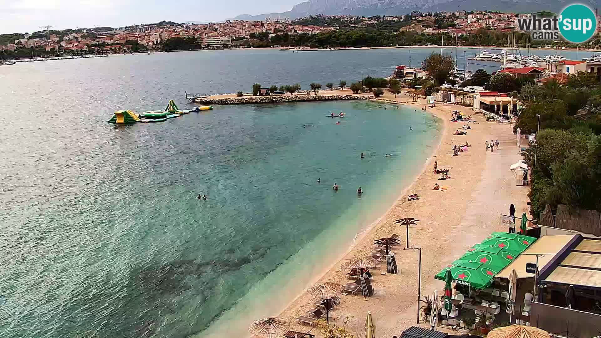 Webcam plage de Podstrana – Vue en direct depuis Hotel Split