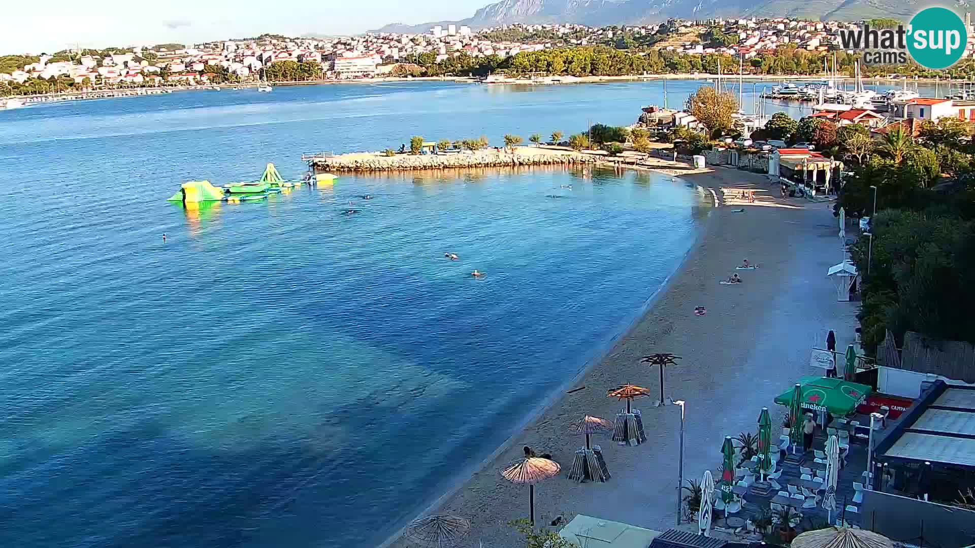 Webcam plage de Podstrana – Vue en direct depuis Hotel Split