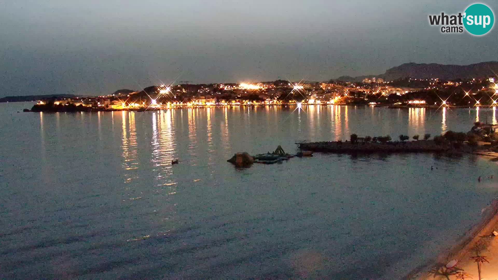 Webcam plage de Podstrana – Vue en direct depuis Hotel Split