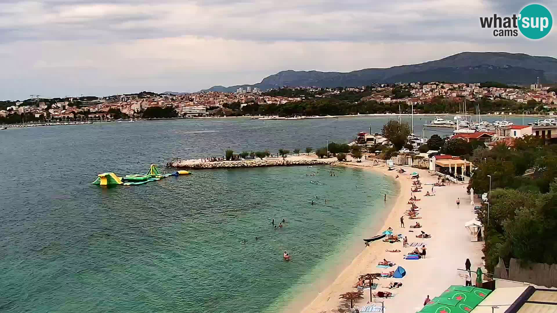 Webcam plage de Podstrana – Vue en direct depuis Hotel Split