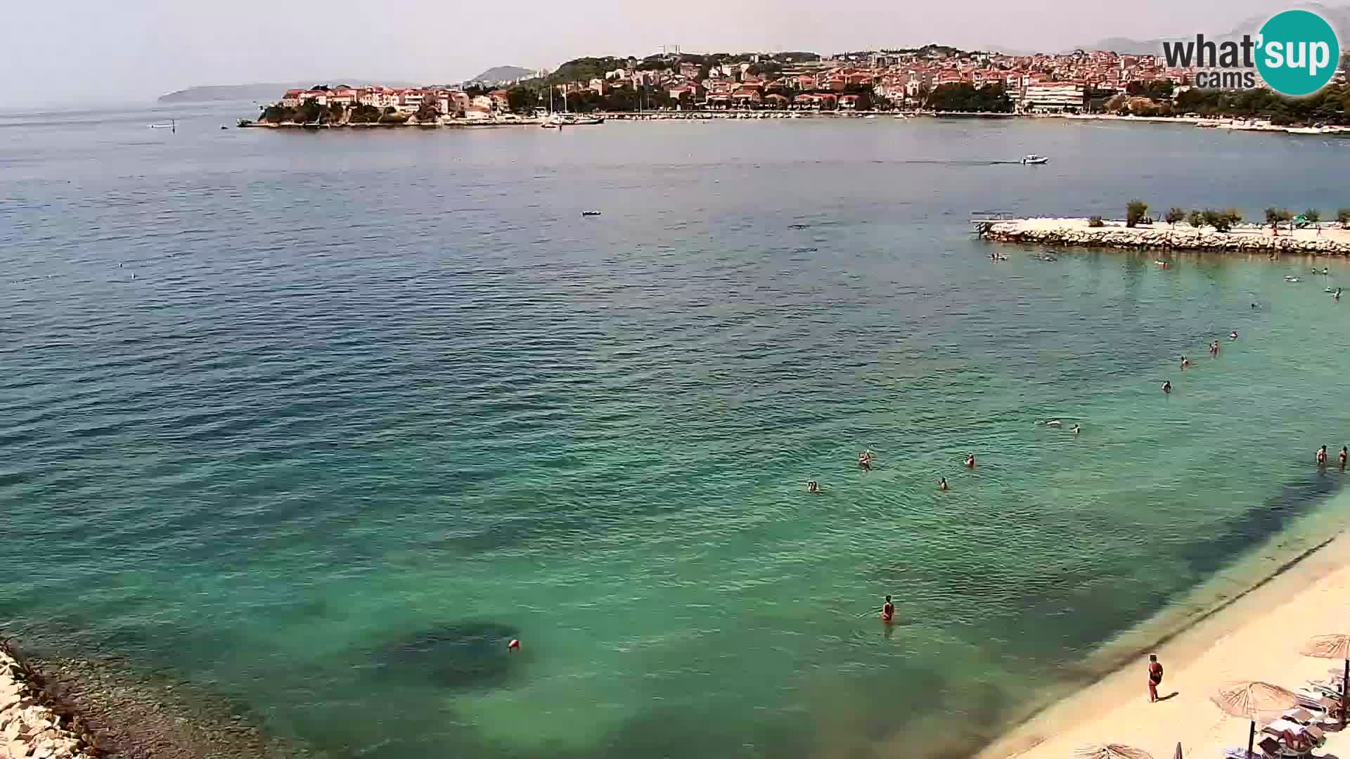Webcam plage de Podstrana – Vue en direct depuis Hotel Split