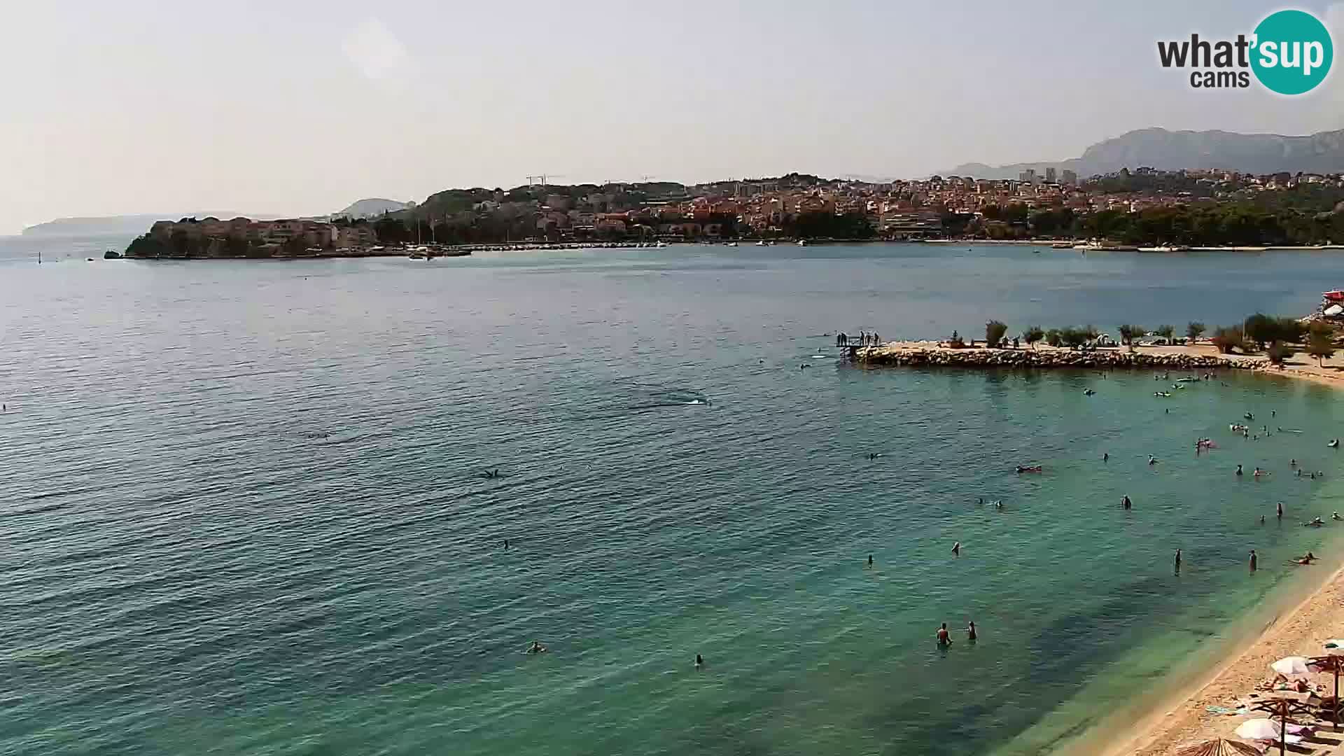 Web kamera Plaža Podstrana – Pogled uživo
