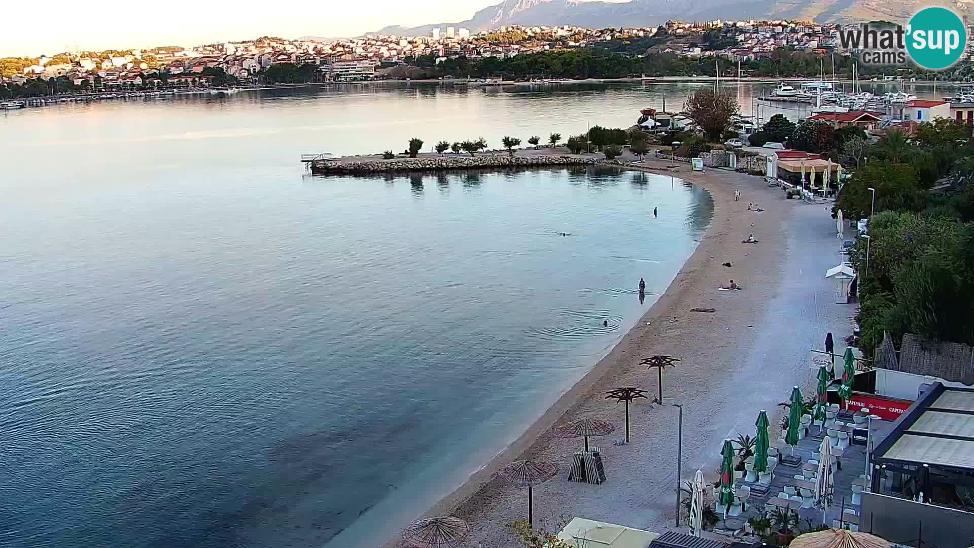 Webcam plage de Podstrana – Vue en direct depuis Hotel Split