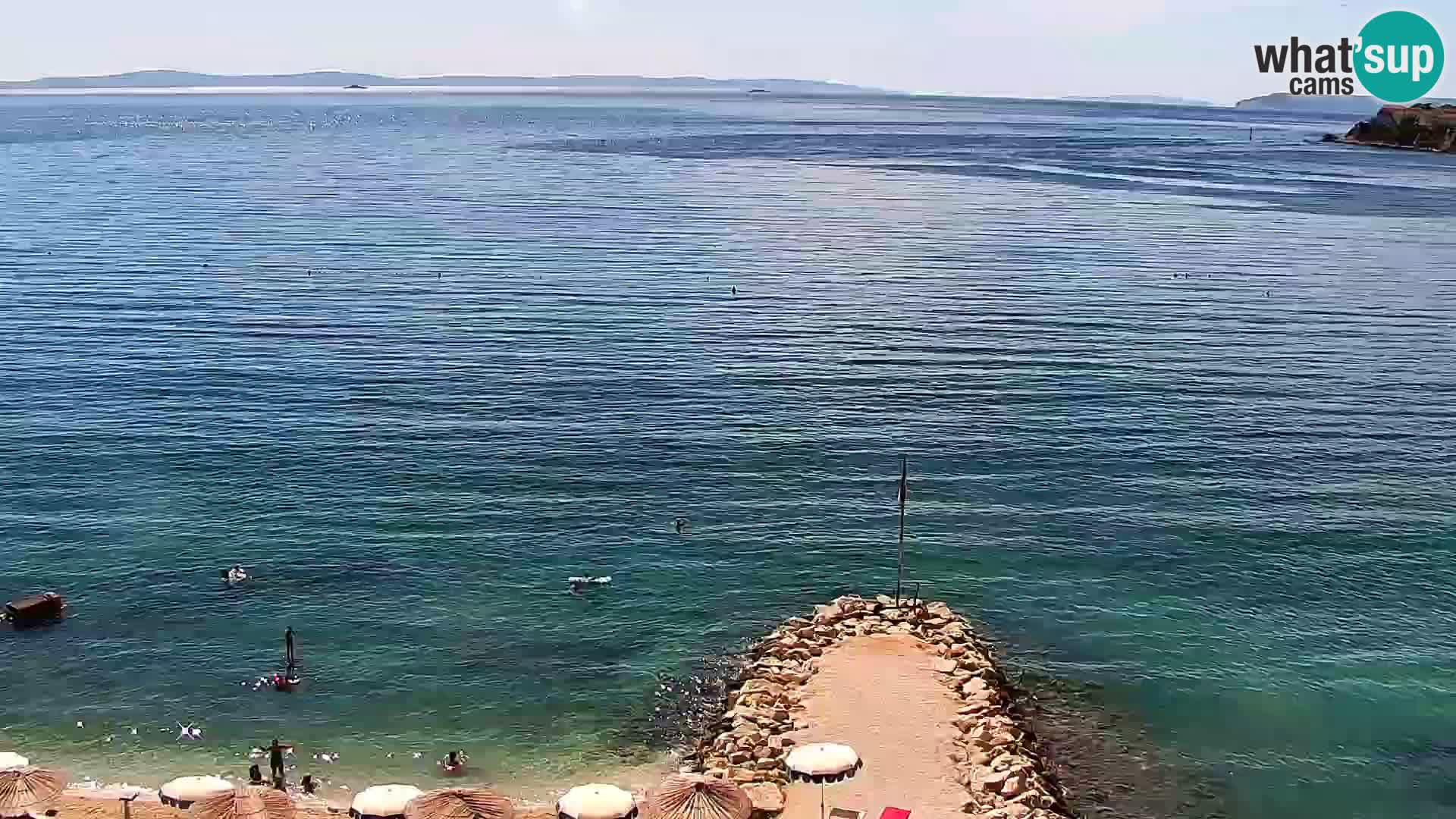 Spletna kamera Plaža Podstrana – Pogled v živo