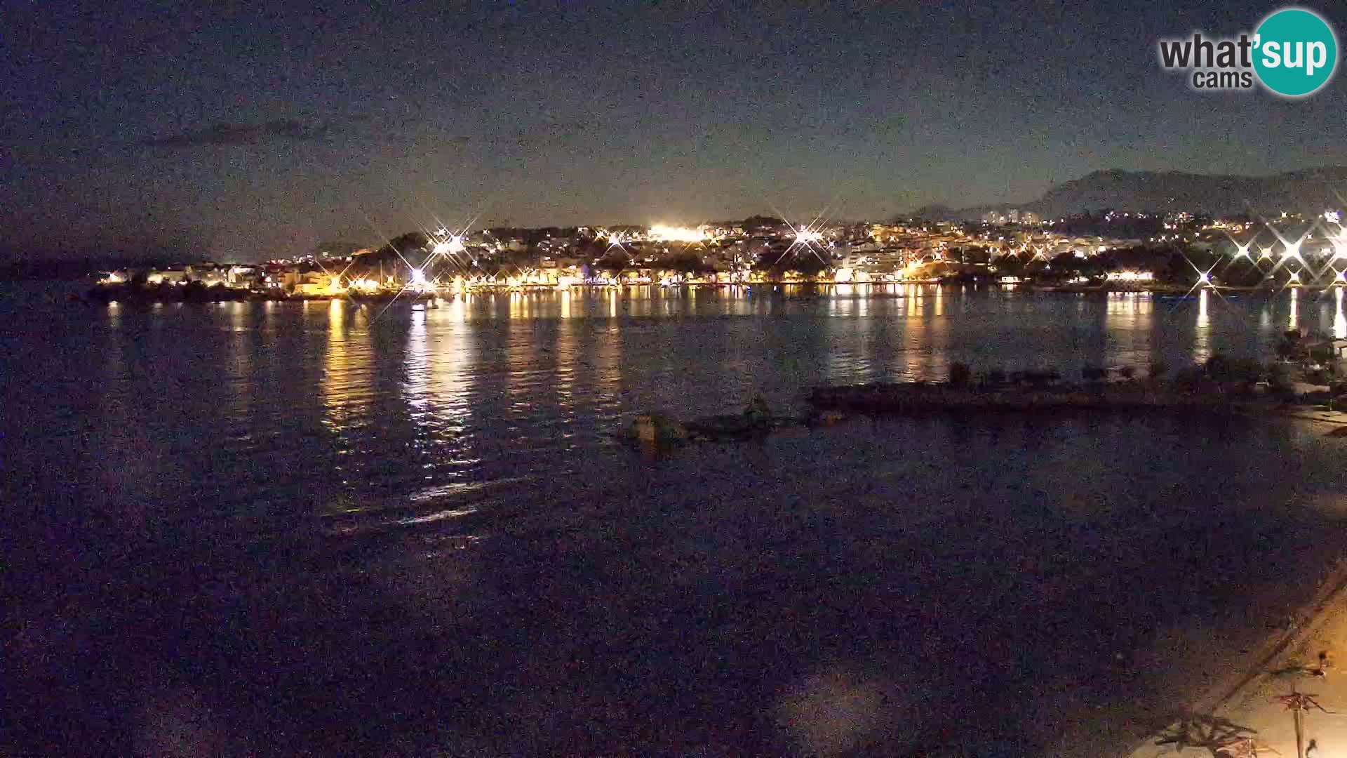 Webcam plage de Podstrana – Vue en direct depuis Hotel Split