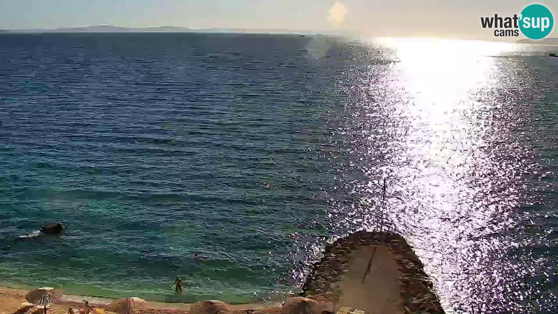 Spletna kamera Plaža Podstrana – Pogled v živo