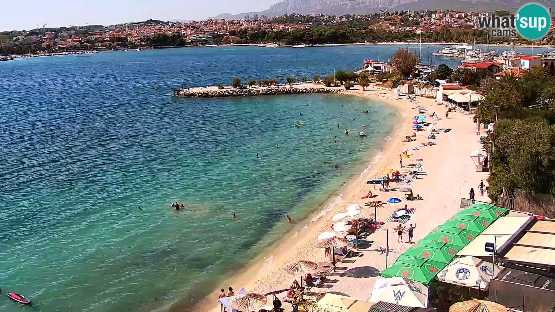 Podstrana Strand Webcam – Liveblick vom Hotel Split
