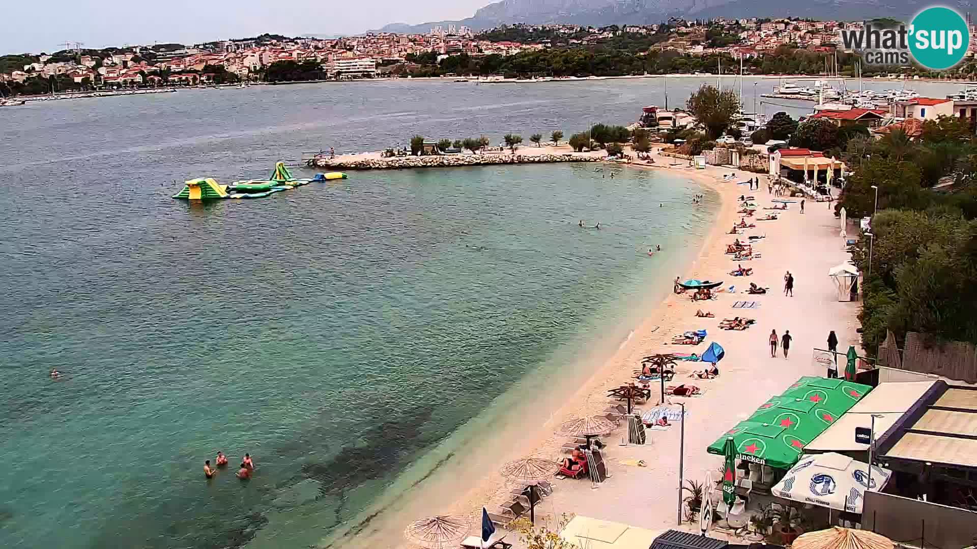Webcam plage de Podstrana – Vue en direct depuis Hotel Split
