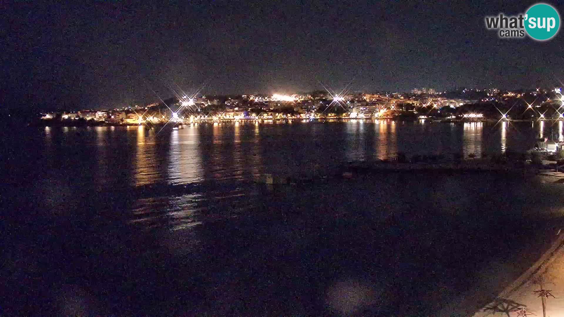 Web kamera Plaža Podstrana – Pogled uživo