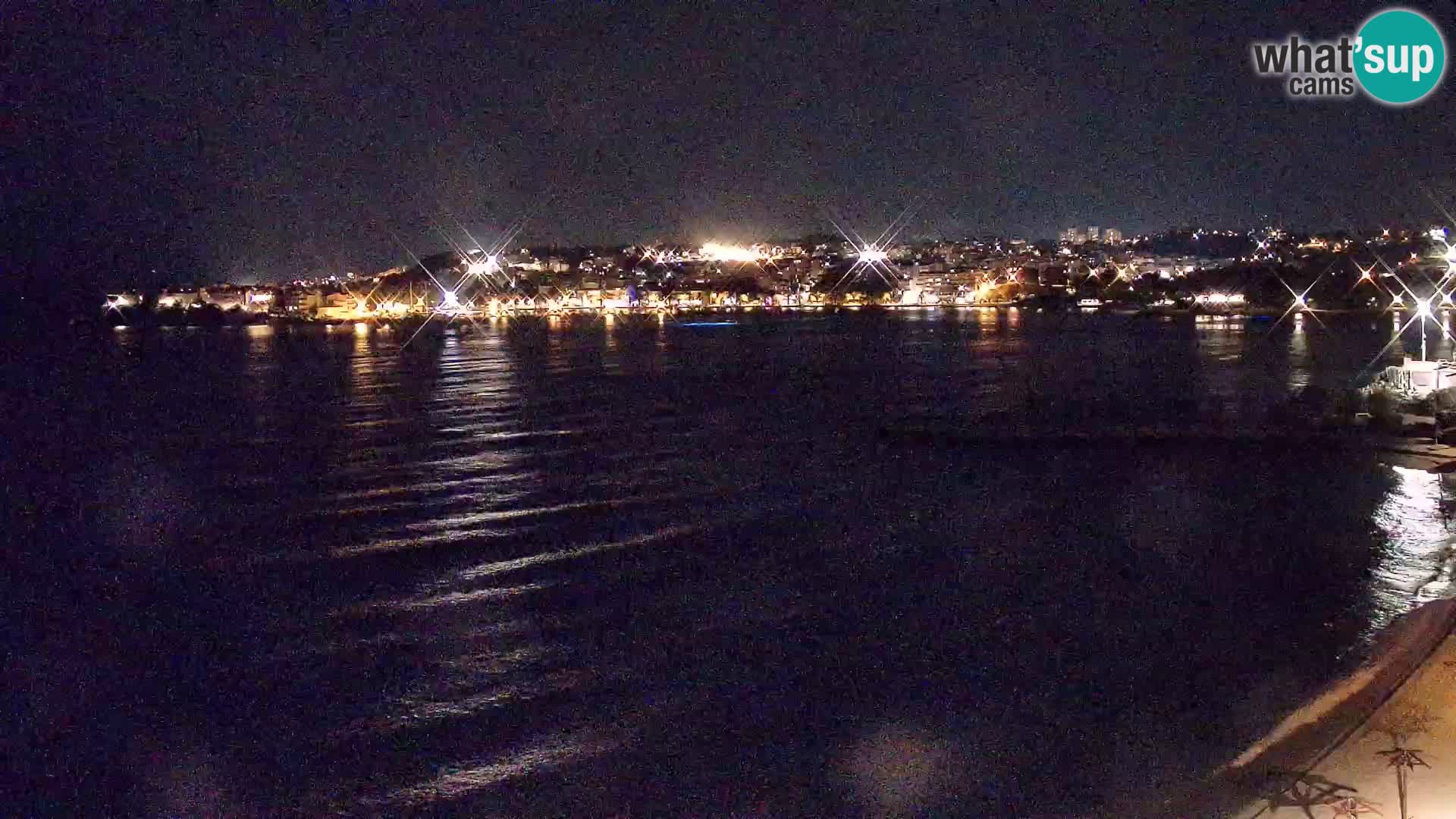 Webcam plage de Podstrana – Vue en direct depuis Hotel Split