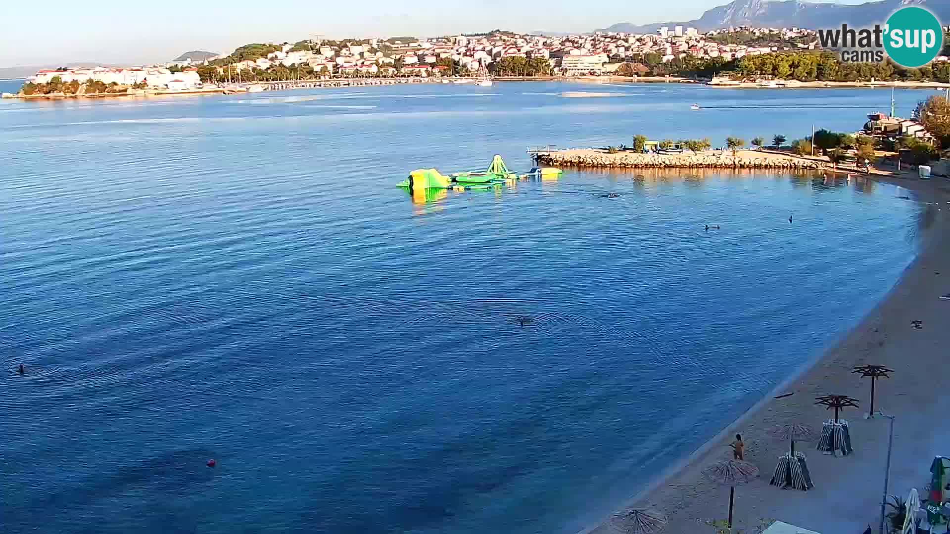 Webcam plage de Podstrana – Vue en direct depuis Hotel Split