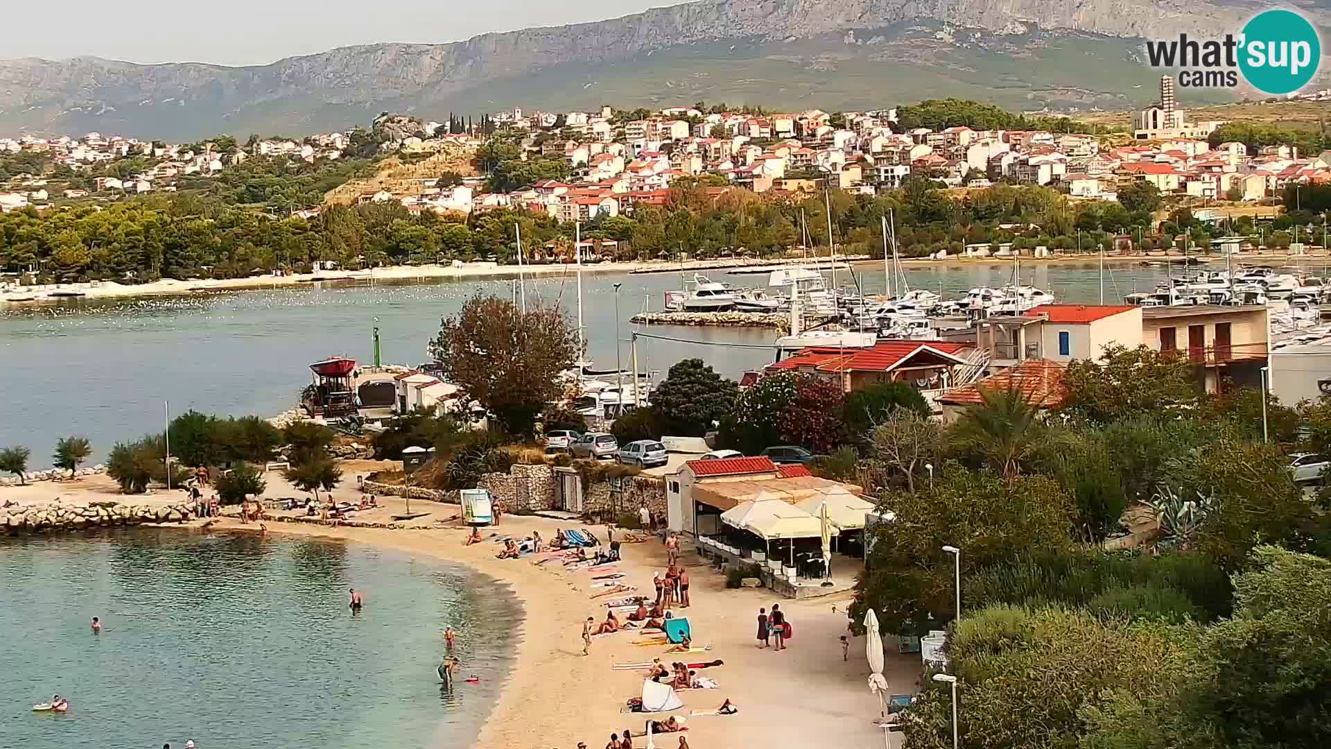 Webcam Playa de Podstrana – Vista en directo desde Hotel Split