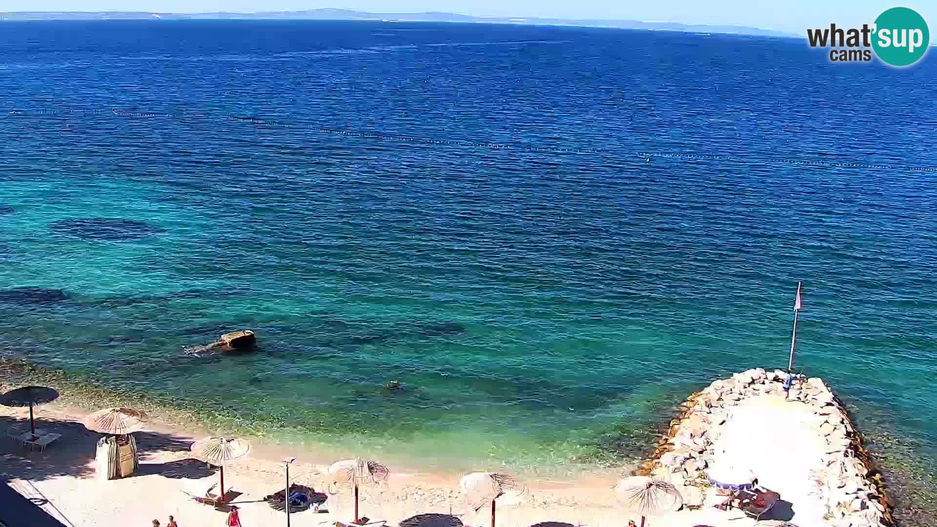 Podstrana Beach Webcam – Live View from Hotel Split