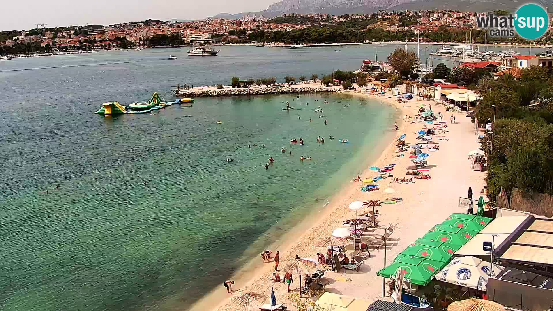 Webcam Playa de Podstrana – Vista en directo desde Hotel Split