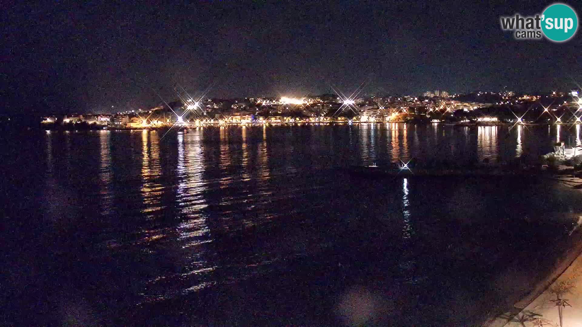 Webcam Playa de Podstrana – Vista en directo desde Hotel Split
