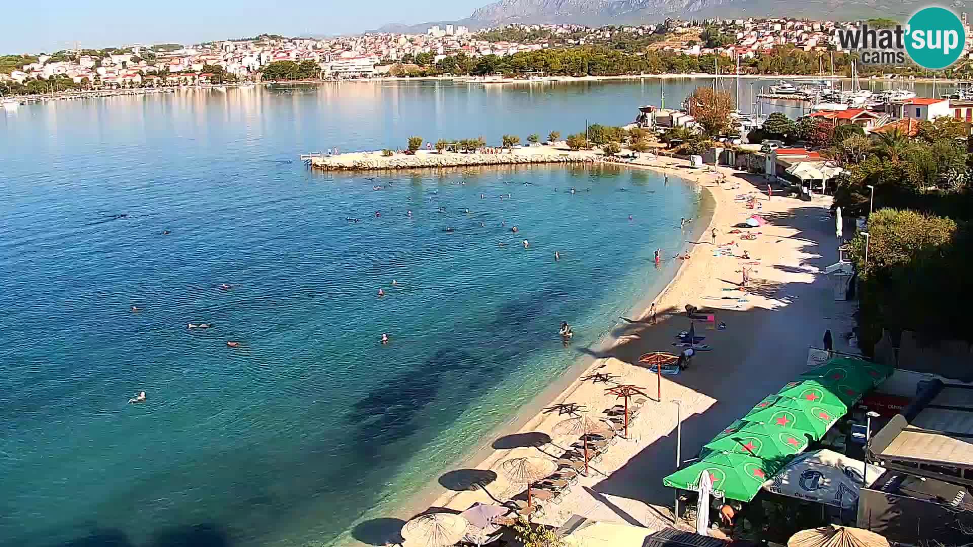 Podstrana Strand Webcam – Liveblick vom Hotel Split