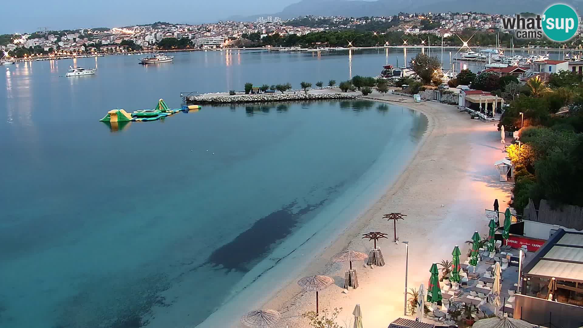 Web kamera Plaža Podstrana – Pogled uživo