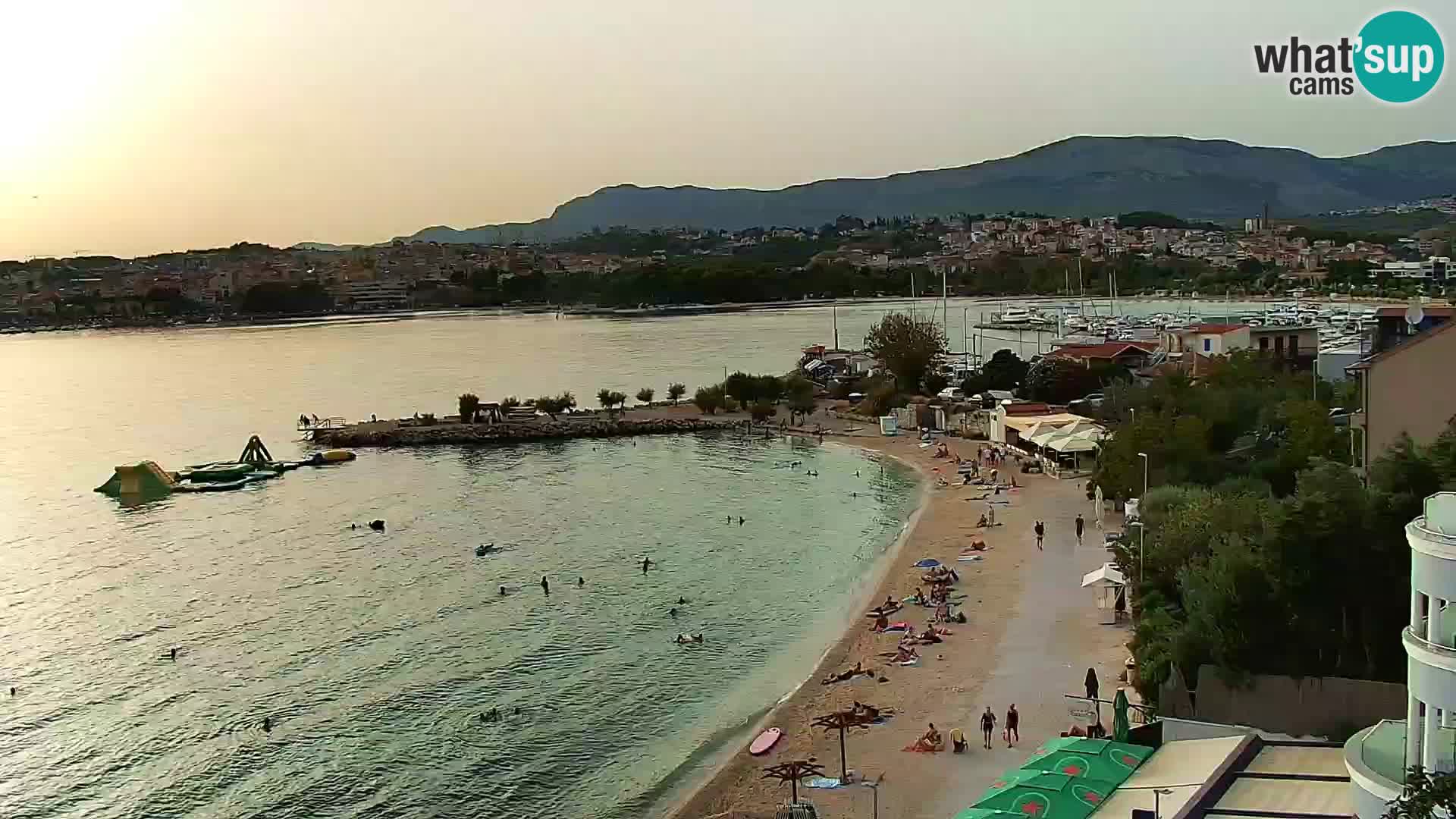 Web kamera Plaža Podstrana – Pogled uživo