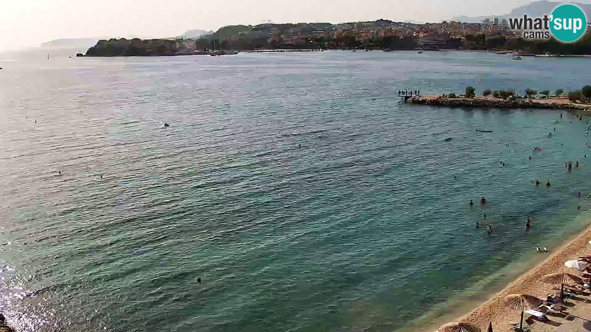 Web kamera Plaža Podstrana – Pogled uživo