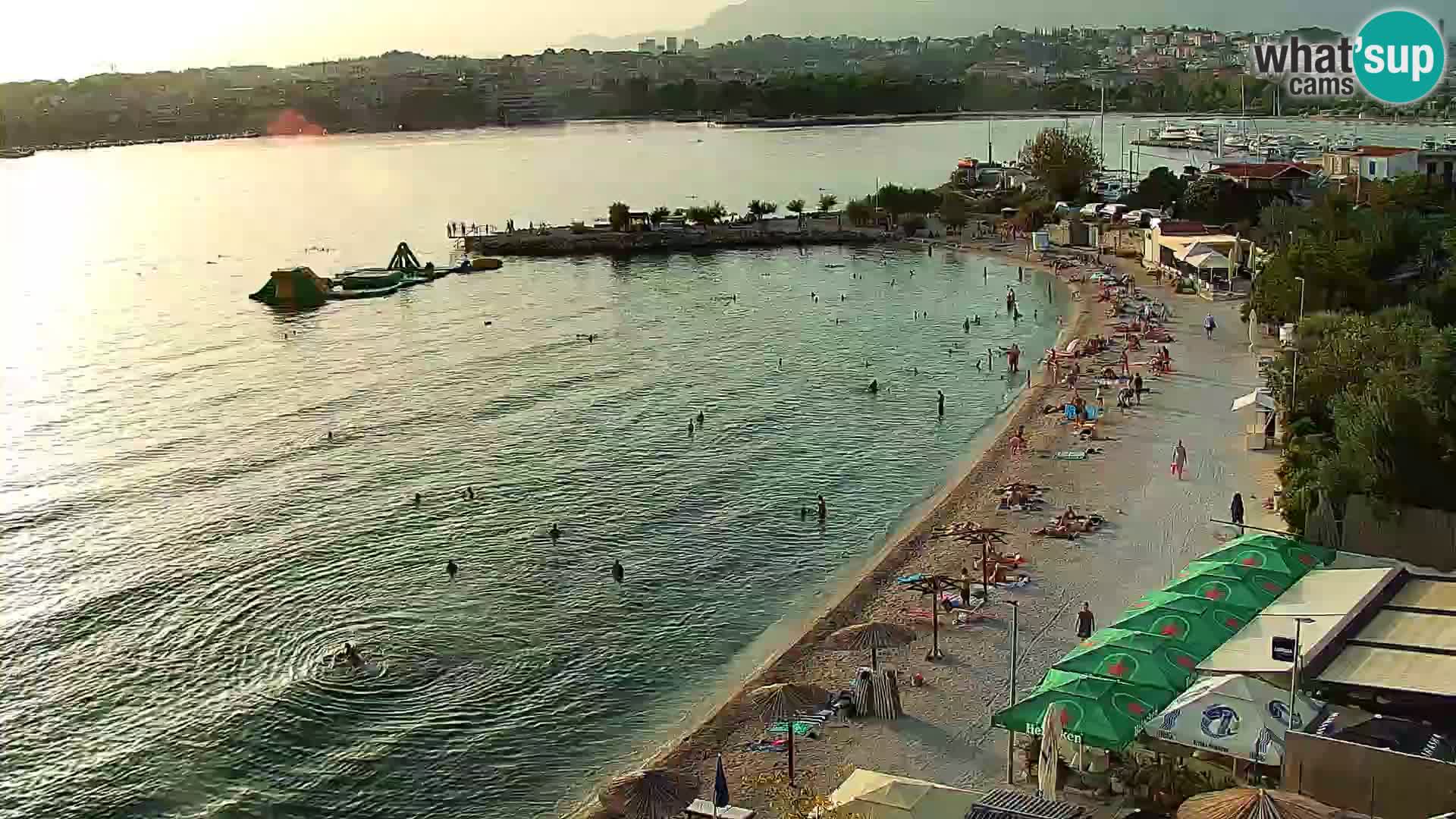 Web kamera Plaža Podstrana – Pogled uživo