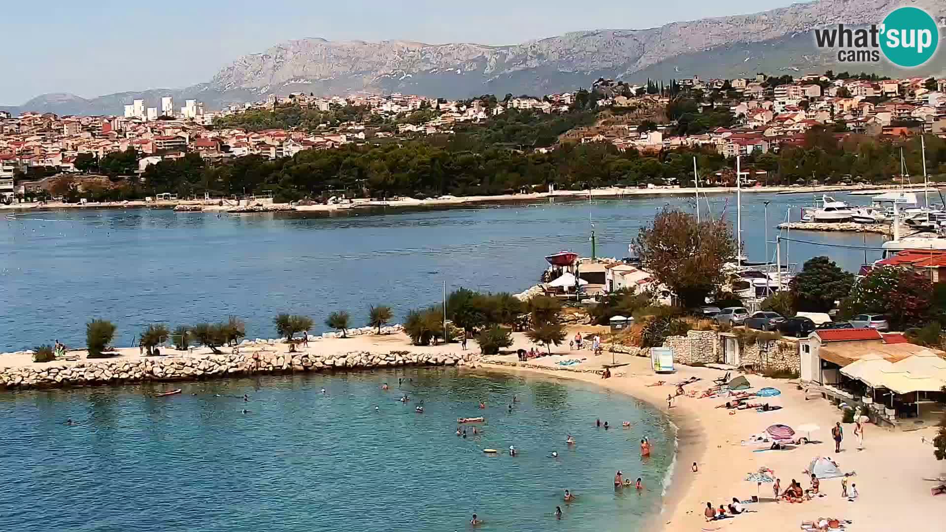 Web kamera Plaža Podstrana – Pogled uživo