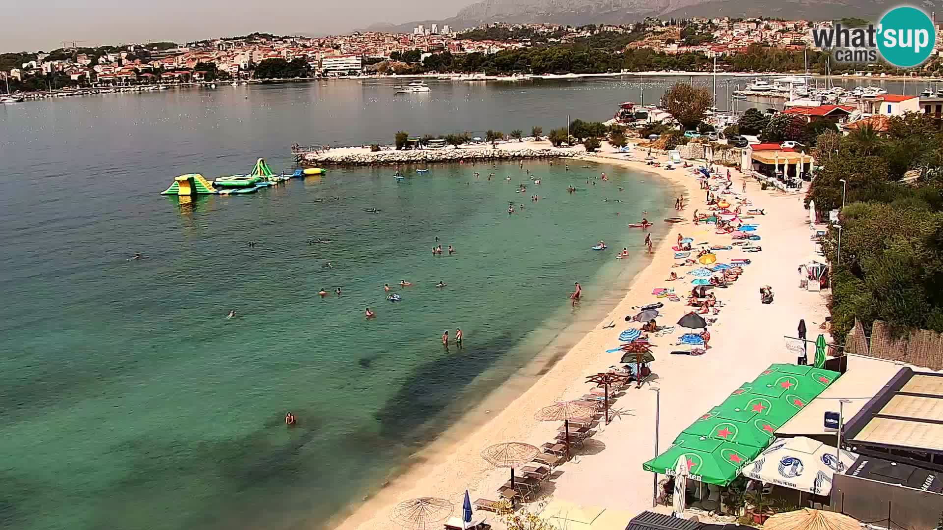 Web kamera Plaža Podstrana – Pogled uživo