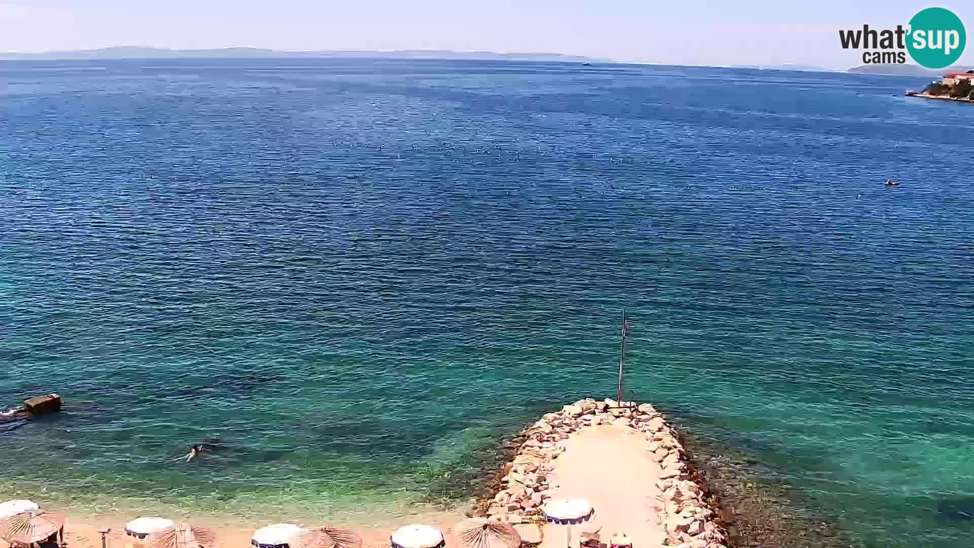 Web kamera Plaža Podstrana – Pogled uživo