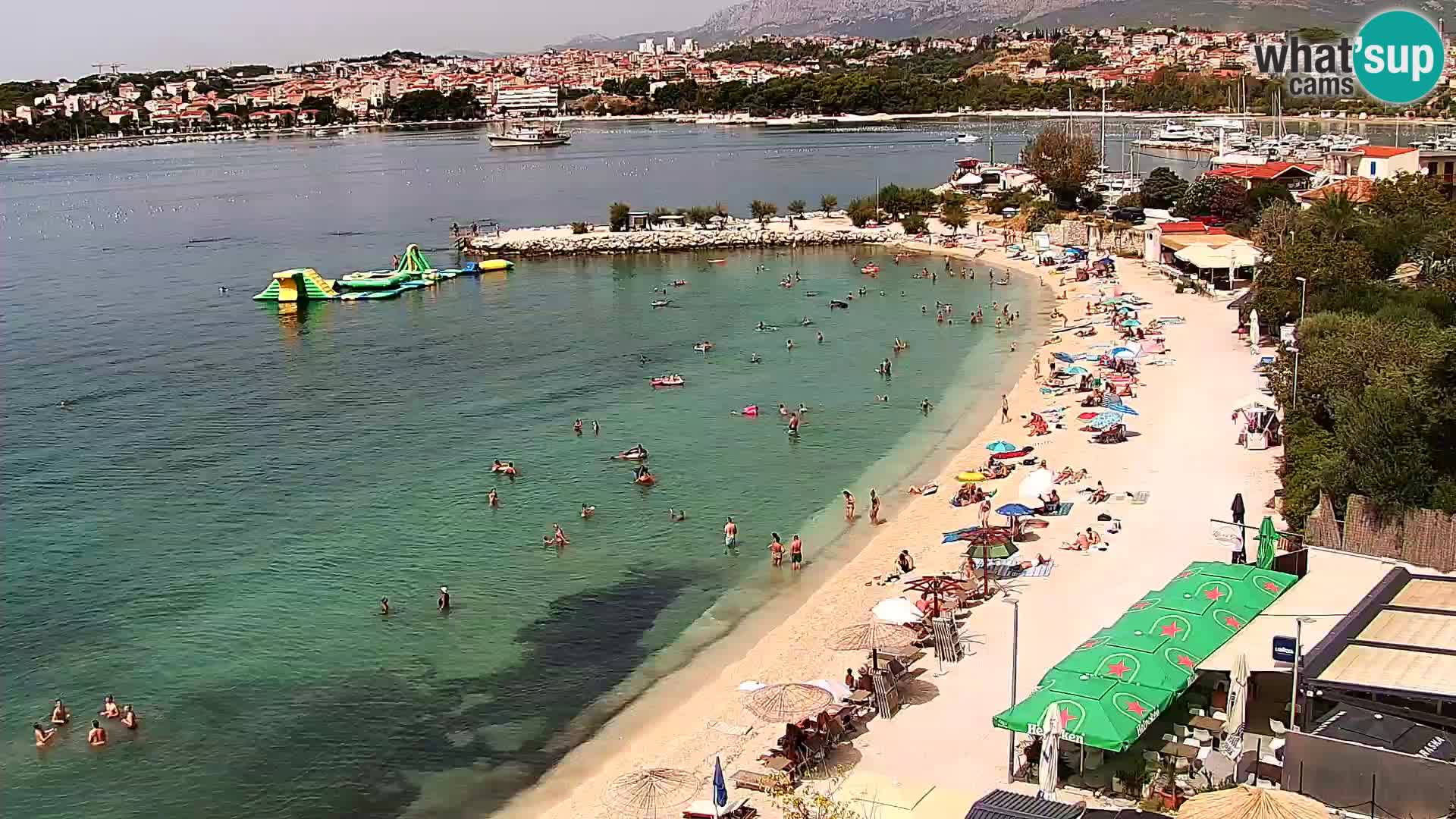 Webcam plage de Podstrana – Vue en direct depuis Hotel Split