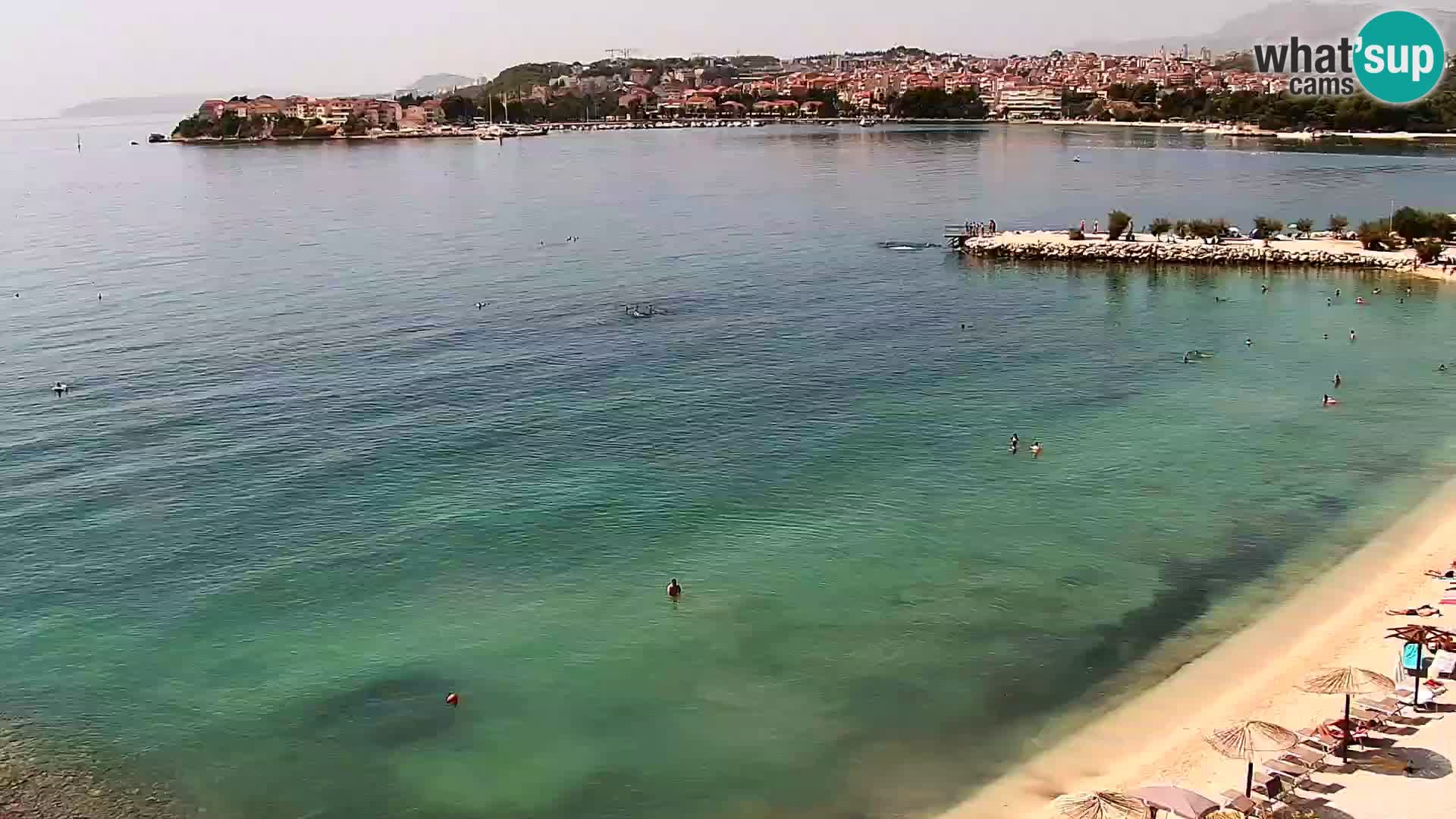 Webcam Playa de Podstrana – Vista en directo desde Hotel Split