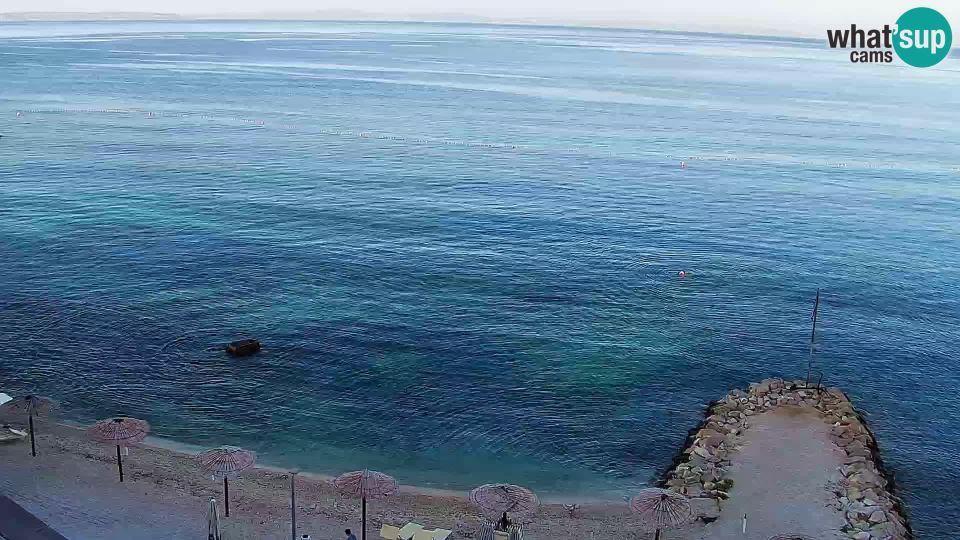 Podstrana Beach Webcam – Live View from Hotel Split