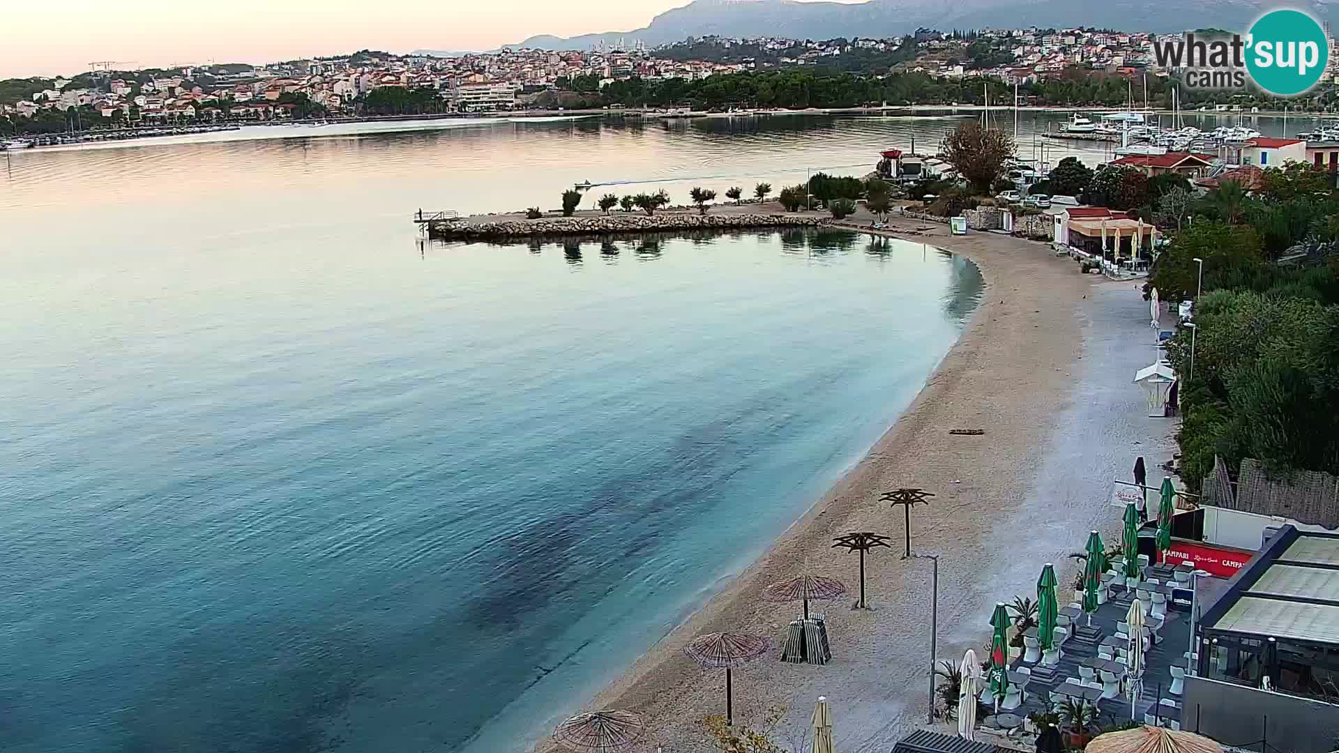 Web kamera Plaža Podstrana – Pogled uživo
