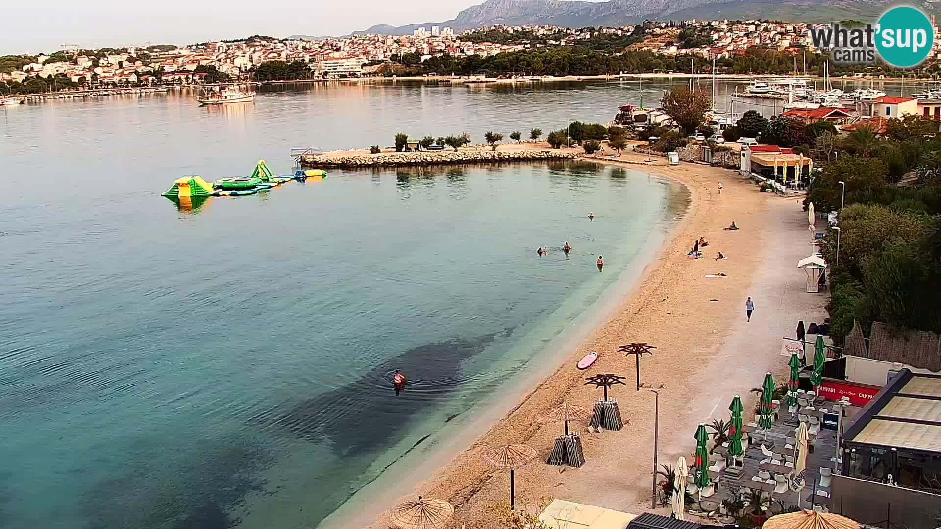 Spletna kamera Plaža Podstrana – Pogled v živo