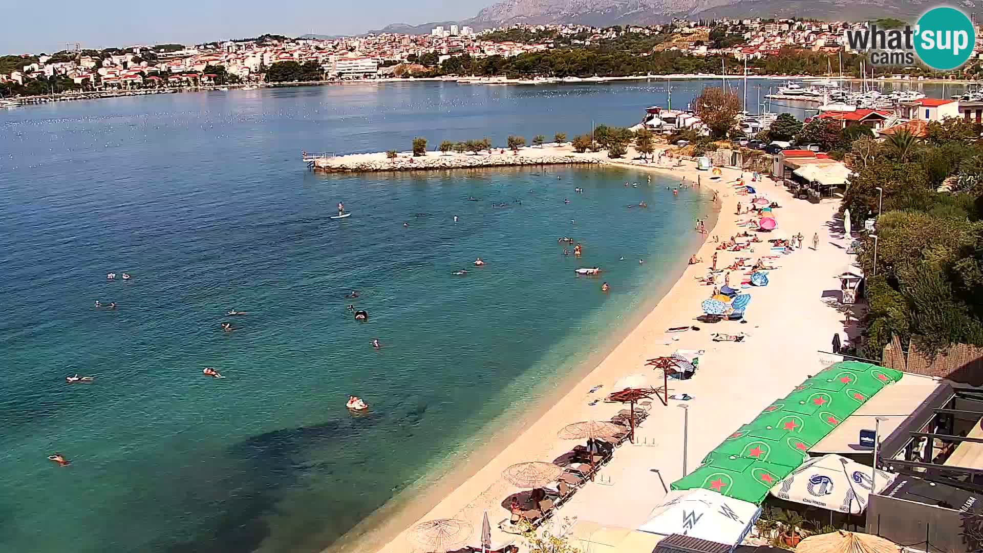 Webcam Playa de Podstrana – Vista en directo desde Hotel Split