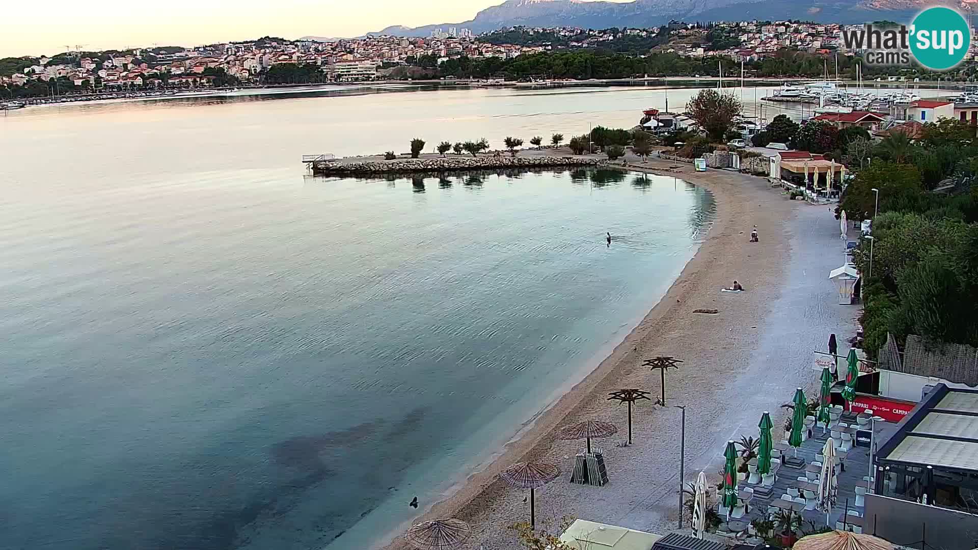 Webcam plage de Podstrana – Vue en direct depuis Hotel Split