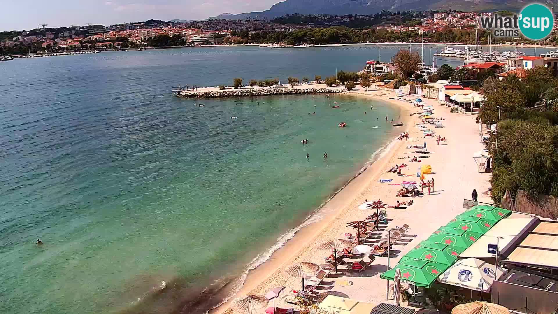 Podstrana Strand Webcam – Liveblick vom Hotel Split