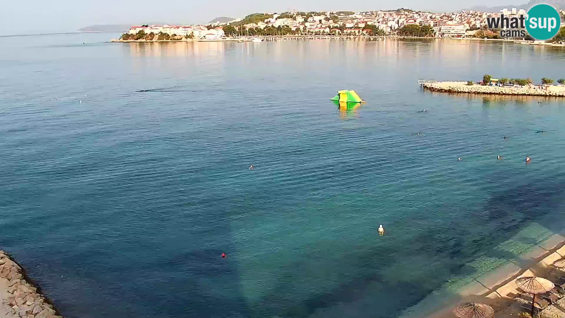 Webcam Playa de Podstrana – Vista en directo desde Hotel Split