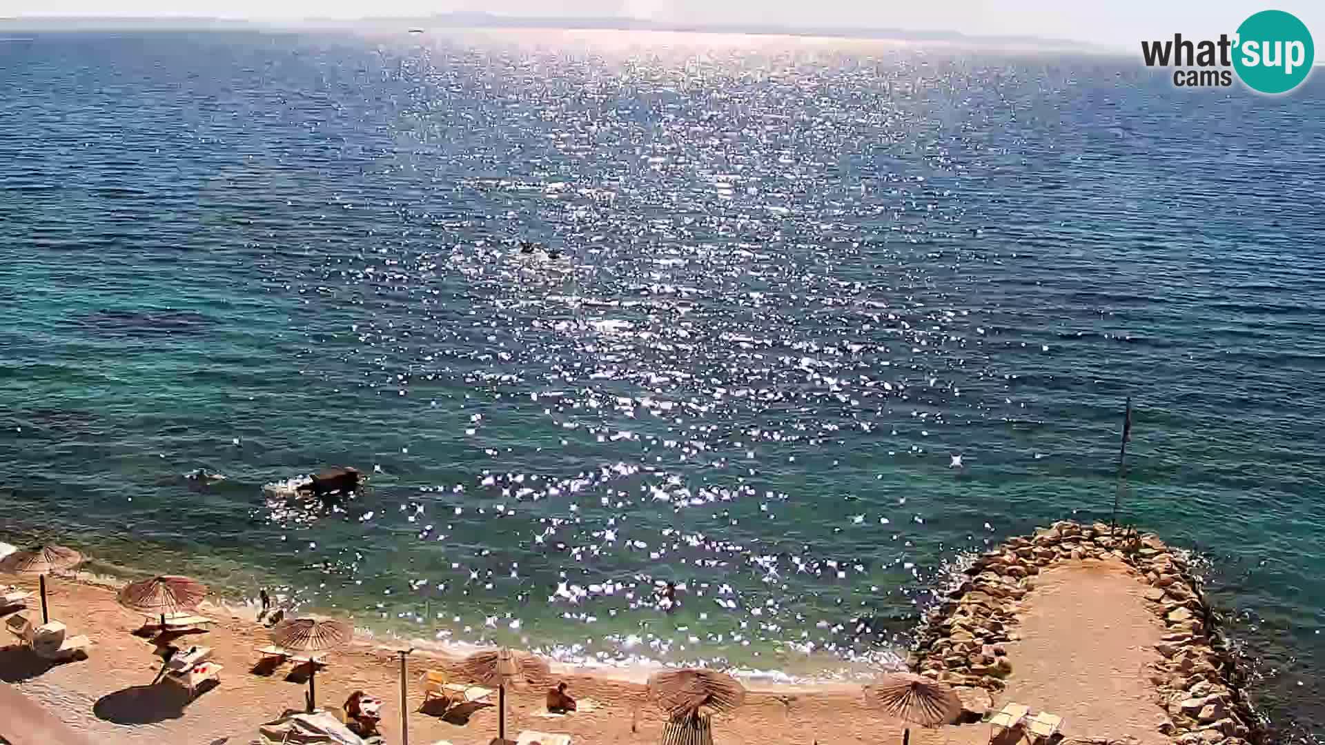 Spletna kamera Plaža Podstrana – Pogled v živo