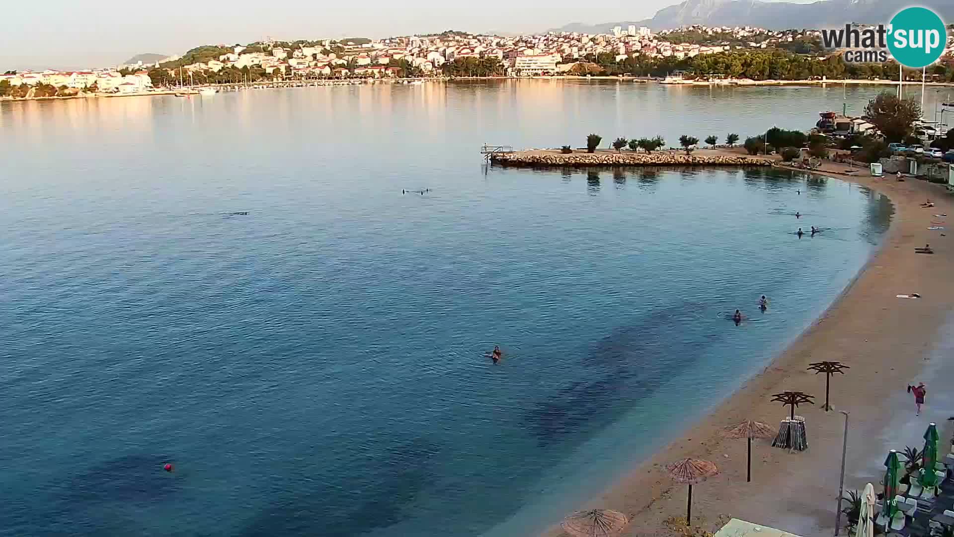 Webcam Playa de Podstrana – Vista en directo desde Hotel Split