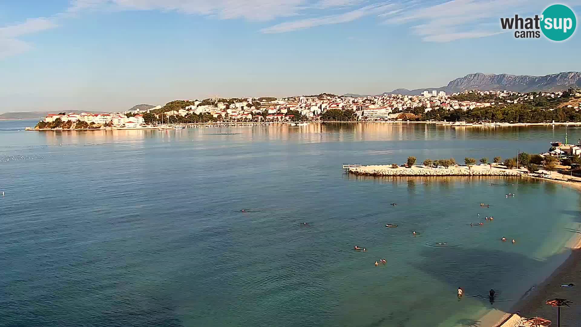 Webcam Playa de Podstrana – Vista en directo desde Hotel Split