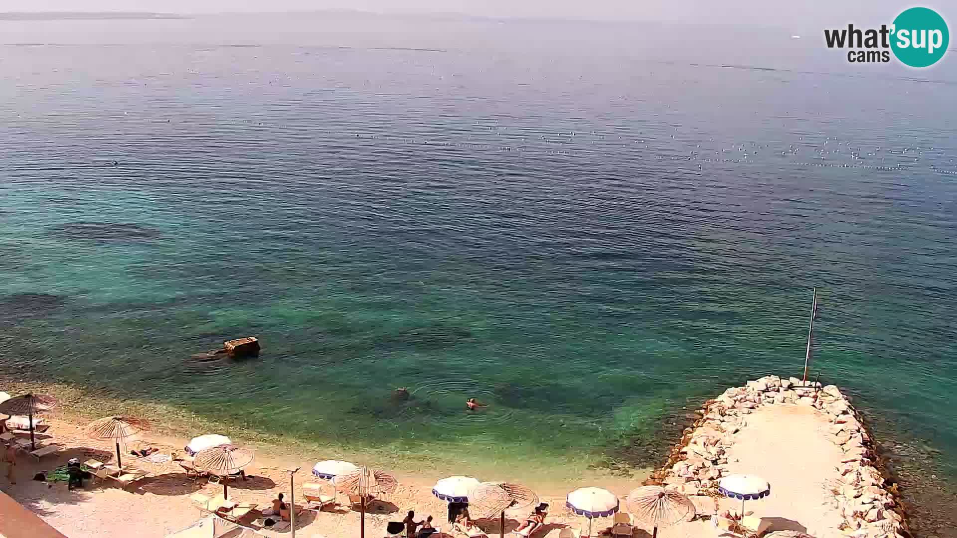 Webcam Playa de Podstrana – Vista en directo desde Hotel Split