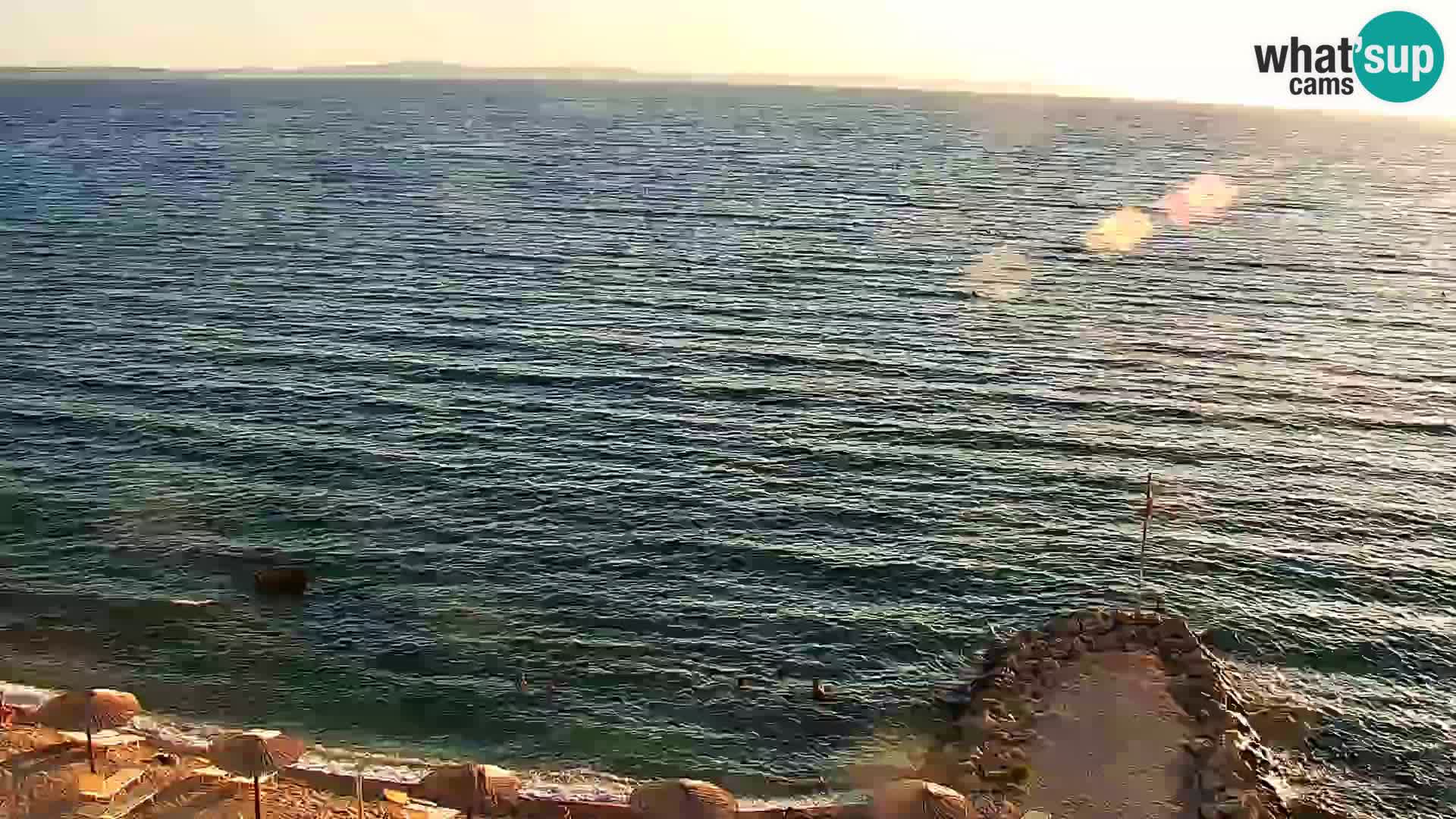 Web kamera Plaža Podstrana – Pogled uživo