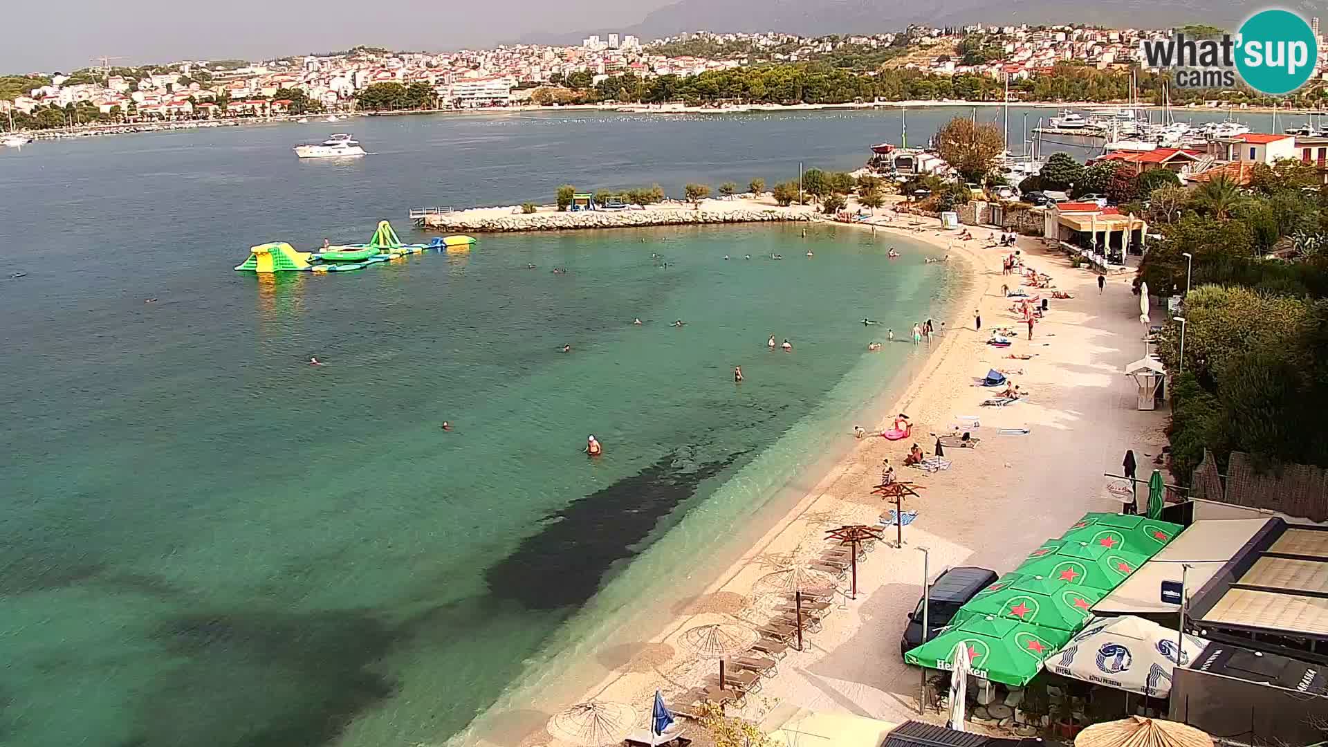 Podstrana Strand Webcam – Liveblick vom Hotel Split