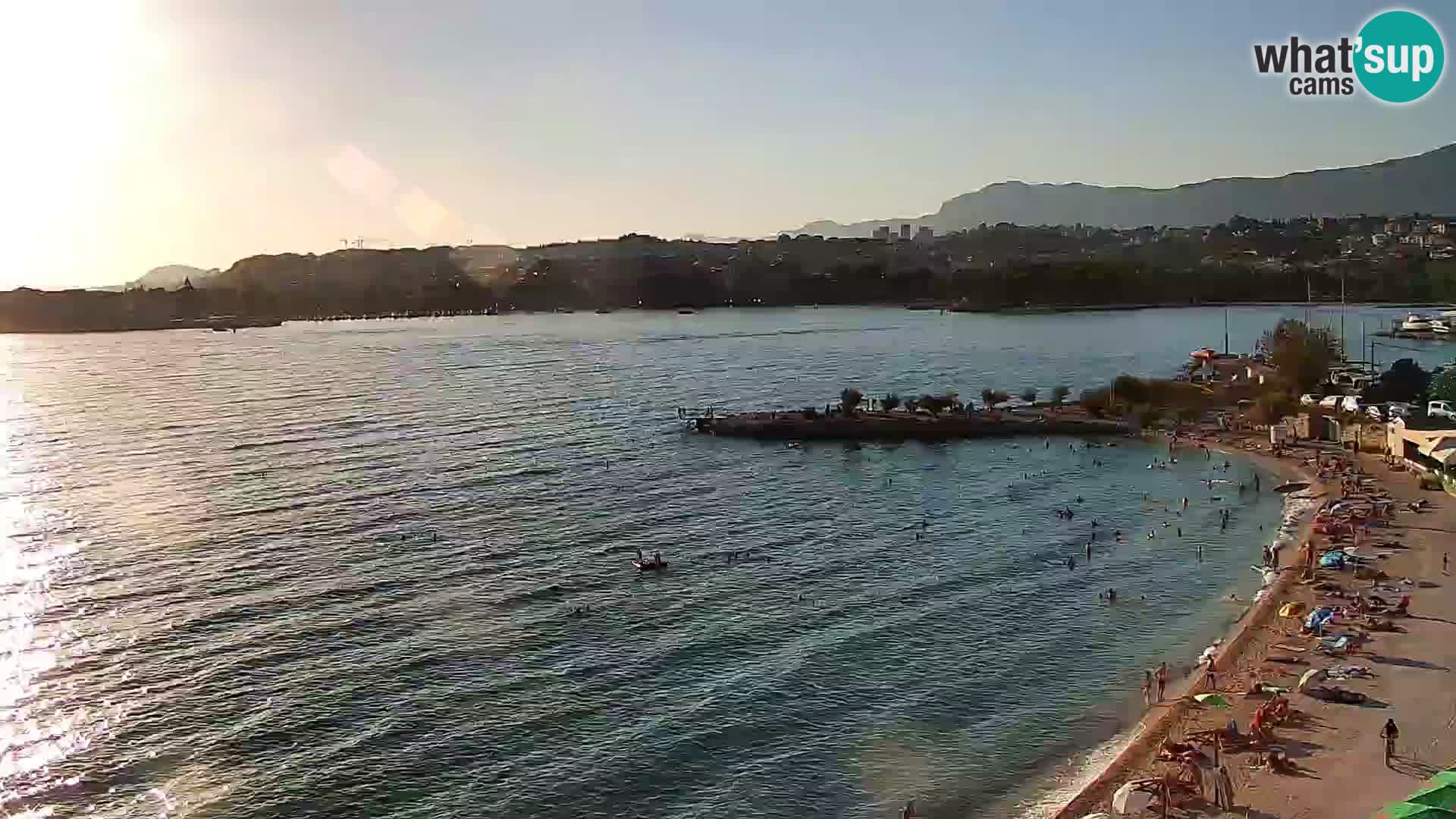 Spletna kamera Plaža Podstrana – Pogled v živo