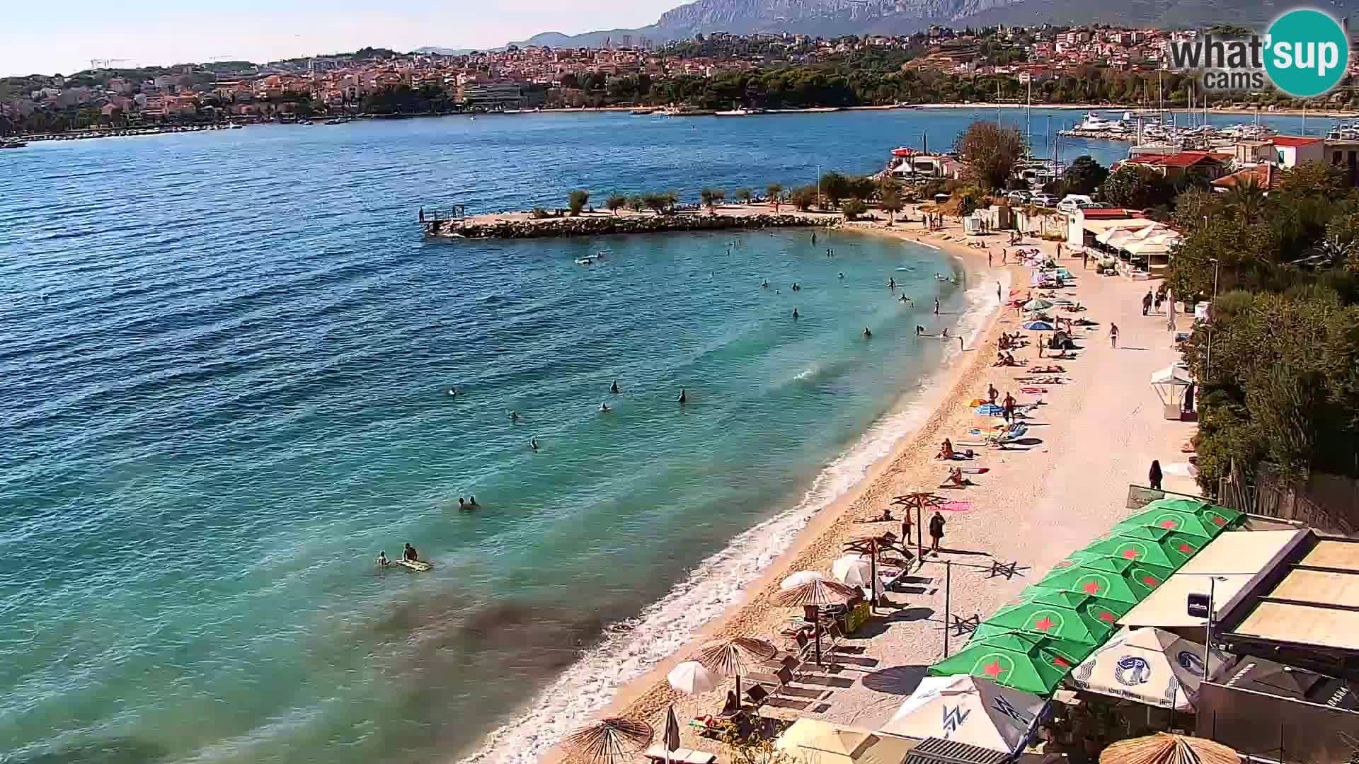Webcam Playa de Podstrana – Vista en directo desde Hotel Split