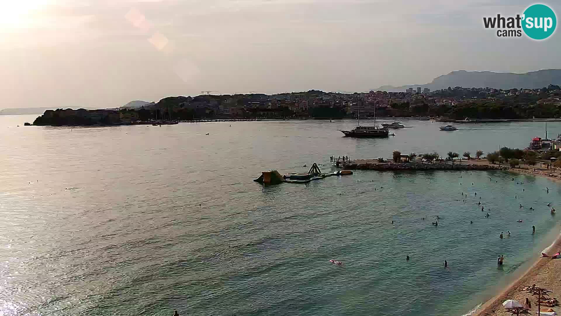 Web kamera Plaža Podstrana – Pogled uživo