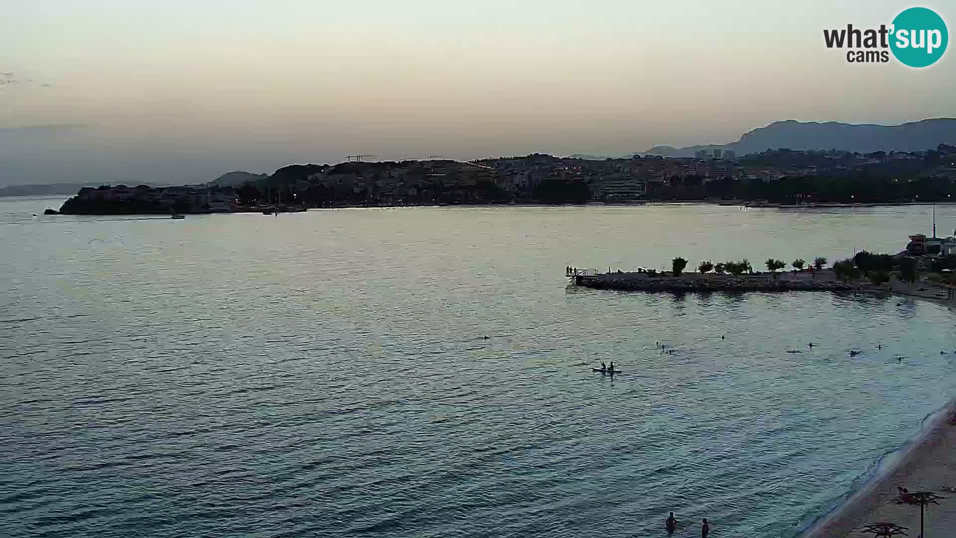 Webcam Playa de Podstrana – Vista en directo desde Hotel Split