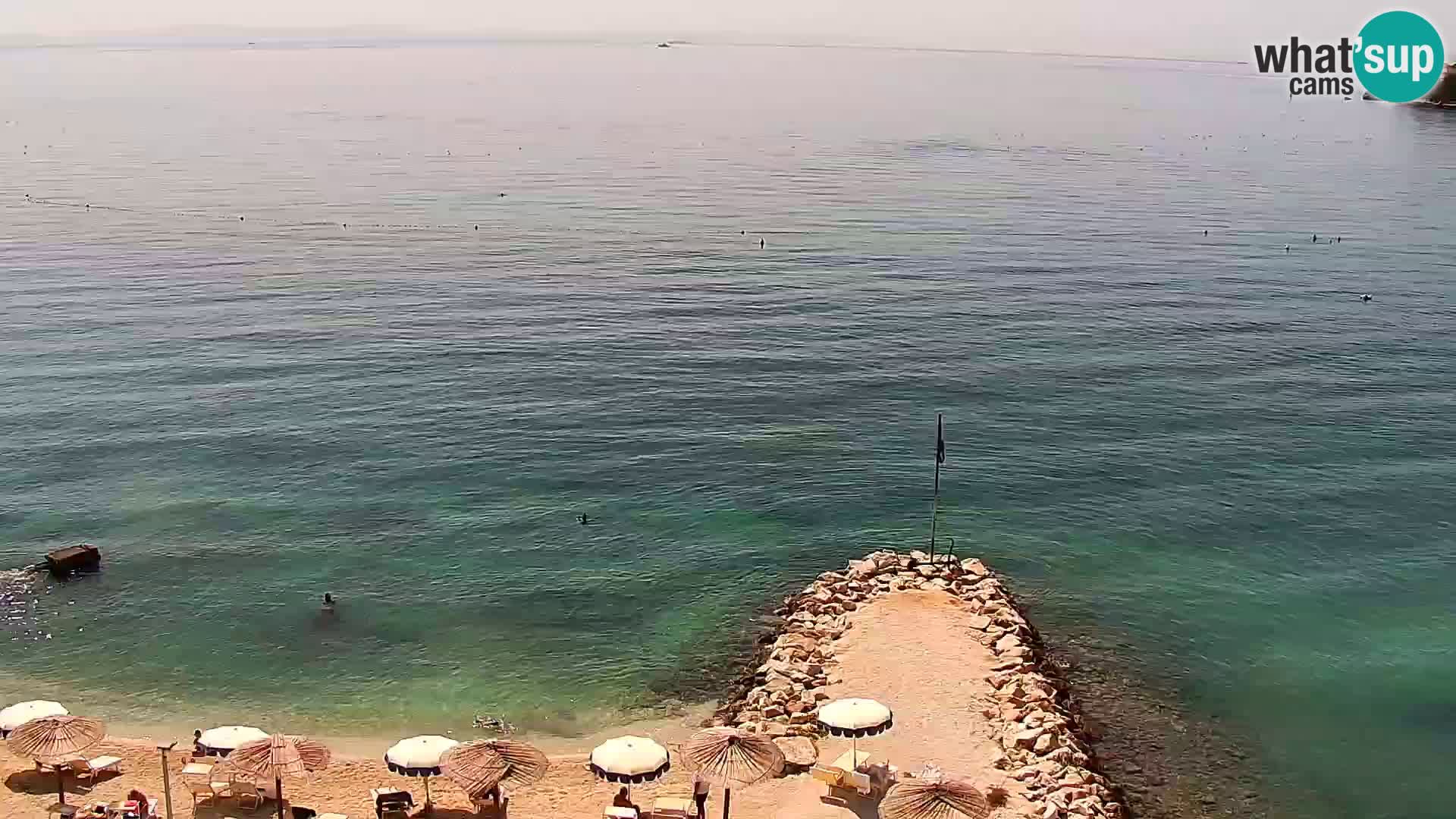 Podstrana Strand Webcam – Liveblick vom Hotel Split